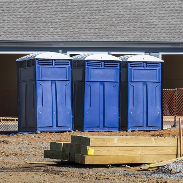 what is the cost difference between standard and deluxe porta potty rentals in Frederick Maryland